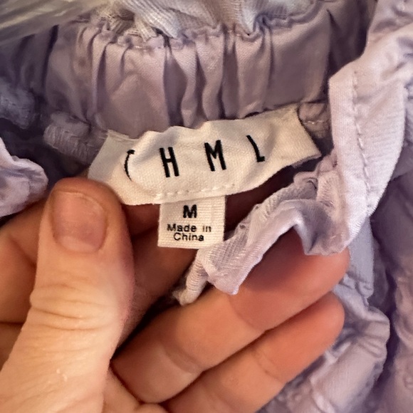 THML Lavender Ruffle Blouse - Picture 2 of 5